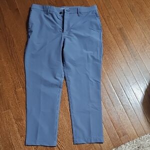 Banana Republic Blue Chinos Crisp Cotton Blend